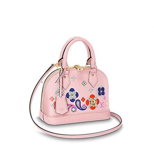 [스페셜오더]LOUIS VUITTON-M54986 루이비통 에삐 레더 패치워크 핑크 알마 BB