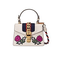 [스페셜오더]GUCCI-470270 8015 구찌 실비 블랙가죽 미니 탑핸들백
