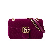 GUCCI-443497 1000 구찌 블랙 페이턴트 가죽 GG 마몽] 스몰 숄더백