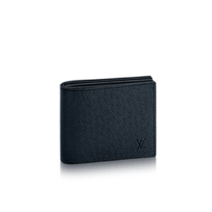 [스페셜오더]LOUIS VUITTON-M62046 루이비통 타이가 블루마린 아메리고 월릿 이미테이션 남성 반지갑