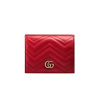 GUCCI-466492 6207 구찌 레드 GG 마몽 카드 케이스 지갑