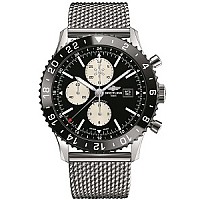 [스페셜오더]BREITLING-브라이틀링 크로노라이너 DLC 코팅 블랙 세라믹 베젤 기장 시계 46mm