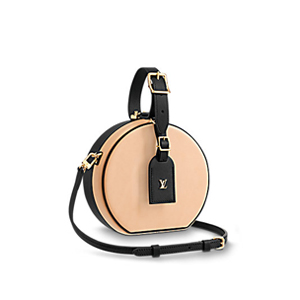 [스페셜오더]LOUIS VUITTON-M53138 루이비통 송아지가죽 베이지 쁘띠뜨 부아트 샤포 크로스 바디 숄더백