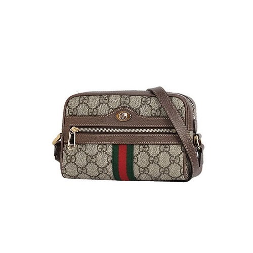 GUCCI-517350 구찌 베이지/에보니 오피디아 GG 미니 숄더백 17.5cm