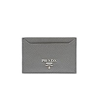 [스페셜오더]PRADA-1MC208 프라다 송아지 가죽 메탈 레터링 로고 레드 카드 지갑