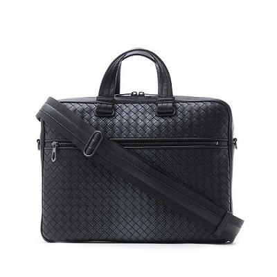 [스페셜오더]BOTTEGA VENETA-495831 보테가 베네타 네로 세라그래피 프린트 인트레치아토 나파 브리프케이스