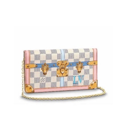 [스페셜오더]LOUIS VUITTON-N60108 루이비통 다미에 아주르 트롱프 뢰유 스크린 프린트 포쉐트 위켄드