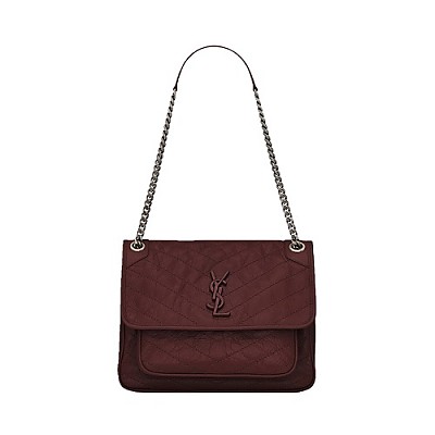 YSL-633178 생 로랑 DARK CORK 램스킨 NIKI 미디엄 숄더백 28cm