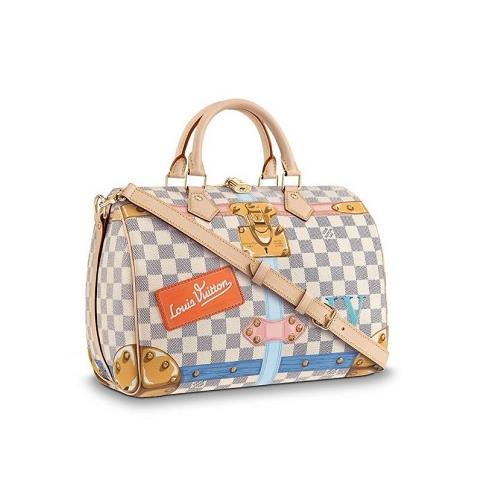 [스페셜오더]LOUIS VUITTON-N41063 루이비통 다미에 아주르 트롱프 뢰유 스피디 30