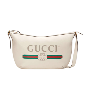 [스페셜오더]GUCCI 523588-6461 구찌 프린트 반달 모양 호보백