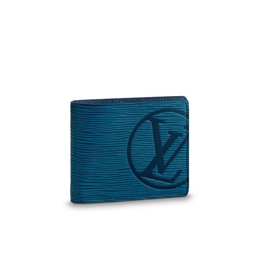 [스페셜오더]LOUIS VUITTON-M63515 루이비통 에삐레더 에피 이니셜 Bleu Azur 멀티플 월릿