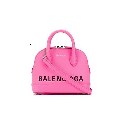 [스페셜오더]BALENCIAGA-550646 발렌시아가 핑크 스몰 VILLE XXS 빌 탑 핸들 백