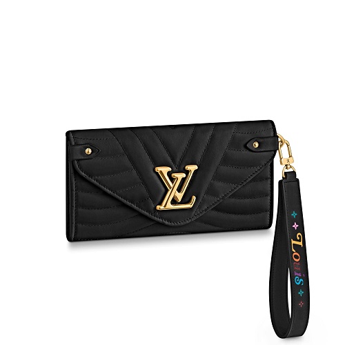 [스페셜오더]LOUIS VUITTON-M63298 루이비통 블랙 물결 패턴 뉴 웨이브 롱 월릿