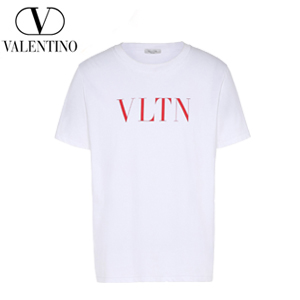 VALENTINO-PV3MG10V 발렌티노 VLTN 프린트 화이트 티셔츠