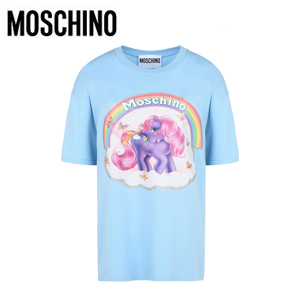 MOSCHINO-모스치노 리틀 포니 프린트 티셔츠(2컬러)