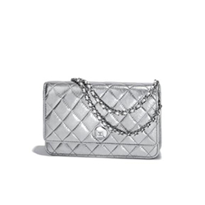 CHANEL-AP1450 샤넬 블랙 램스킨 골드볼 WOC 월릿 온 체인 19cm