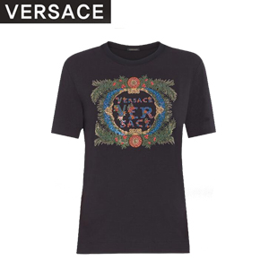 VERSACE-A79101 베르사체 올리브 트리 장식 티셔츠(2컬러)