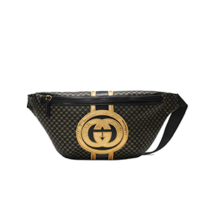 [스페셜오더]GUCCI-536416 2583 구찌 브라운 GG 가죽 Gucci Dapper Dan 벨트백