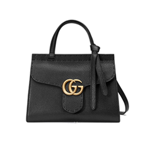 [스페셜오더]GUCCI-442622 1000 구찌 GG 마몽 블랙 미니 탑 핸들백