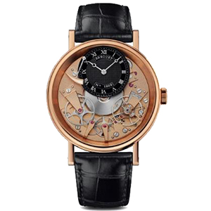 [스페셜오더]Breguet-브레게 트래디션 7057BR 로즈골드 가죽스트랩 워치40mm