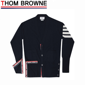 THOM BROWNE- 톰 브라운 울 가디건 네이비