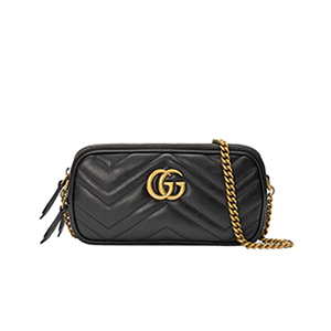 [스페셜오더]GUCCI-546581 1000 구찌 블랙 GG 마몽 미니 체인백