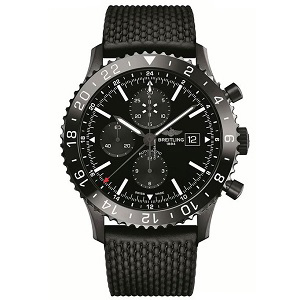 [스페셜오더]BREITLING-브라이틀링 크로노라이너 DLC 코팅 블랙 세라믹 베젤 기장 시계 46mm