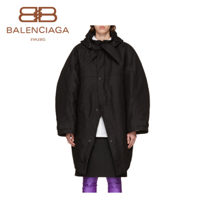 [스페셜오더]BALENCIAGA-172342 발렌시아가 블랙 스카프 파카 여성용