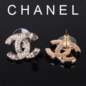 CHANEL-21356 CC로고 큐빅 귀걸이