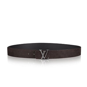 [스페셜오더]LOUIS VUITTON-M9401S 루이비통 양각 미니 다미에 패턴 LV 이니셜 벨트  