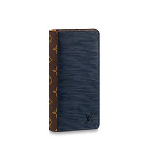 LOUIS VUITTON-M67823 루이비통 모노그램 스티커 프린트 브라짜 이미테이션 남성 장지갑