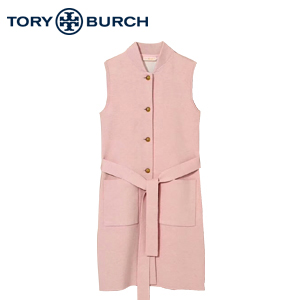 [스페셜오더]TORY BURCH 토리버치 핑크 캐시미어 스웨터 베스트 여성용