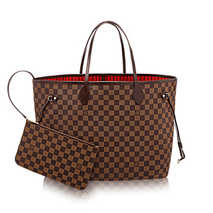 LOUIS VUITTON-N41357 루이비통 다미에 에벤 파우치 네버풀 GM