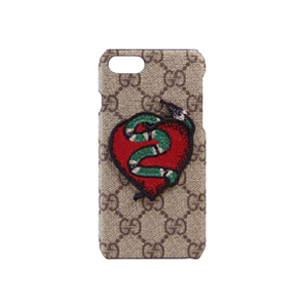 GUCCI-465789 8919 구찌 GG 수프림 캔버스 스네이크 자수 iPhone 케이스