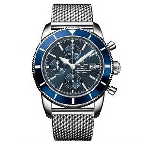 [스페셜오더]BREITLING-브라이틀링 슈퍼오션 헤리티지 II 블루 세라믹베젤 남성워치46mm