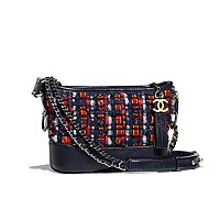 [스페셜오더]CHANEL-A91810 샤넬 블랙 빈티지 카프스킨 가브리엘 쉐브론 호보 백