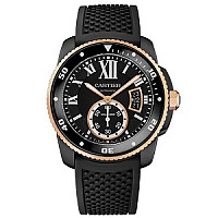 [스페셜오더]Cartier-W0006 까르띠에 칼리브 드 까르띠에 다이버 스틸 워치 42mm