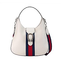[스페셜오더]GUCCI-446687 8671 구찌 디오니서스 웹 미디움 블랙가죽 호보 숄더백