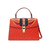 [스페셜오더]GUCCI-431665 8560 구찌 실비 미디엄 화이트 탑 핸들 이미테이션 가방쇼핑몰