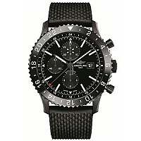 [스페셜오더]BREITLING-브라이틀링 크로노라이너 블랙 세라믹 베젤 스틸 항공시계 46mm