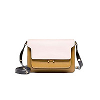 [스페셜오더]MARNI-8801 마르니 사피아노 카프스킨 미디엄 숄더스트랩 트렁크 백 ONYX