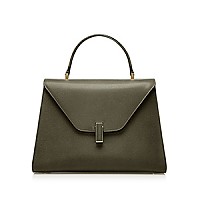 [스페셜오더]Valextra-V5E40 Valextra ISIDE LARGE TOP HANDLE BAG 발렉스트라 이시스 라지 탑 핸들백 파우더