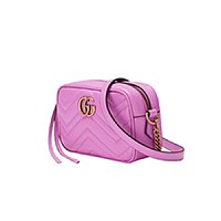 [스페셜오더]GUCCI-448065 9022 구찌 화이트 GG 마몽 마틀라세 미니 체인 숄더백
