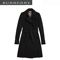 [스페셜오더]BURBERRY-39005481 버버리 켄징턴 블랙 쇼트 헤리티지 트렌치코트 여성용