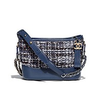 [스페셜오더]CHANEL-A91810 샤넬 블랙 빈티지 카프스킨 가브리엘 쉐브론 호보 백