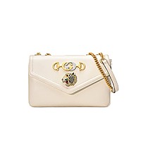 [스페셜오더]GUCCI-537241 1000 구찌 블랙 가죽 타이거 헤드 디테일 미디엄 숄더백