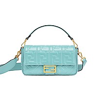 [스페셜오더]FENDI-8BR792 펜디 블루 글레이즈드 캔버스 미디엄 바게트 1997 백