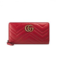 [스페셜오더]GUCCI-443123 9022 구찌 화이트 GG 마몽 지피 어라운드 장지갑