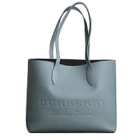 [스페셜오더]BURBERRY-40600961 버버리 송아지 가죽 페일 애쉬 로즈 라지 엠보싱 토트 백