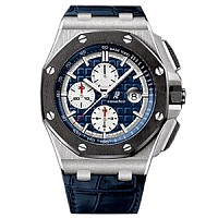 [스페셜오더]Audemars Piguet-오데마피게 로얄 오크 듀얼타임 파워리저브 스틸 블루 41mm